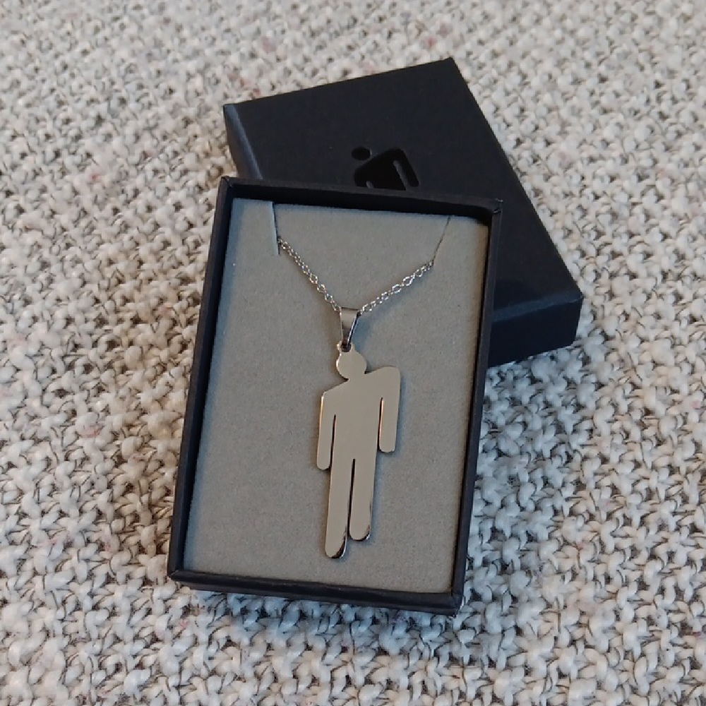 BILLIE EILISH Blohsh Silver colored Pendant Necklace